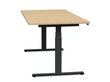 DYNAMIC 875 - Height-adjustable rectangular MDF office desk by TALIN - view 2