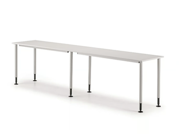 SYSTEM 790 - Rectangular multi-layer wood workstation desk by TALIN - view 3