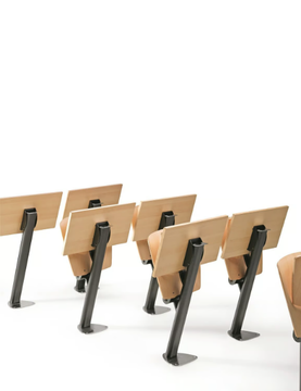 VEKTA A 106 - Multi-layer wood training chair by TALIN - view 3