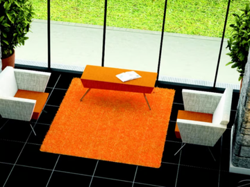C2 P - Upholstered fabric bench by TALIN - view 3