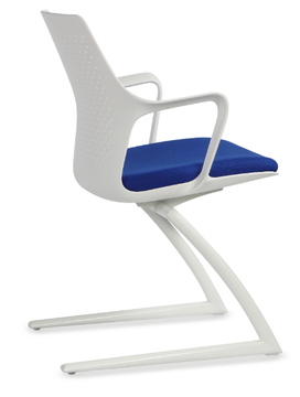 JOY 502 - Cantilever Nylon® chair with integrated cushion by TALIN - view 3