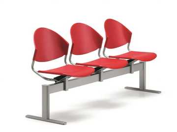 DELFI 086 B3 - Freestanding polypropylene beam seating by TALIN - view 2