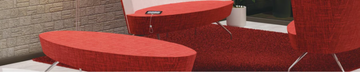 EL2P - Upholstered fabric bench by TALIN - view 3