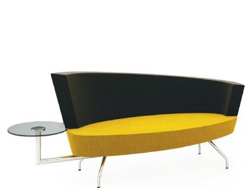 EL2ST - Fabric small sofa by TALIN - view 3