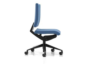 AVIAMID 3400 - Fabric office chair with castors with 5-Spoke base by TALIN - view 2