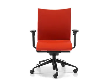 AVIAMID 3516 - Fabric office chair with castors with armrests with 5-Spoke base by TALIN - view 2