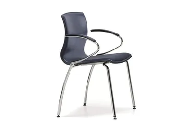 WEBTOP 389 - Upholstered tanned leather chair with armrests by TALIN - view 2