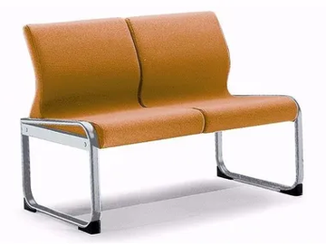 ONE 402 S - Fabric bench seating with back by TALIN - view 2