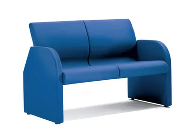 ONE 402 - Fabric bench seating with back by TALIN - view 2