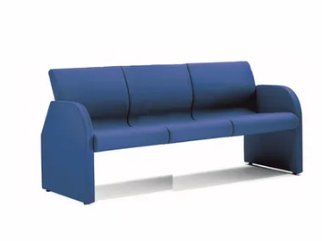 ONE 403 - Fabric bench seating with back by TALIN - view 2
