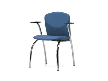 VULCAN 1275 Z - Upholstered fabric reception chair with armrests by TALIN - view 2