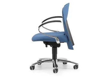 VULCAN 1442 Z - Fabric office chair with castors with armrests with 5-Spoke base by TALIN - view 2