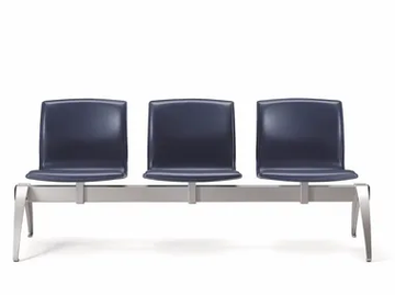 WEBTOP 390 B3 - Freestanding tanned leather beam seating by TALIN - view 2