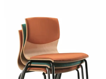 WEBWOOD 353S - Stackable fabric chair by TALIN - view 2