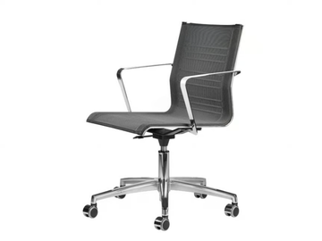 KEYPLUS 3152 - Mesh office chair with castors with armrests with 5-Spoke base by TALIN - view 2
