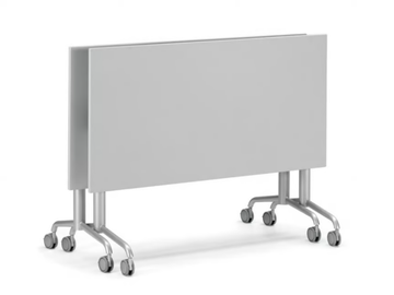KOMBY 938 W - Stackable folding MDF bench desk with castors by TALIN - view 2