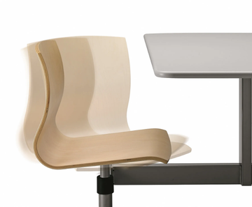 WEBWOOD W860 - Monoblock canteen table with integrated seats by TALIN - view 3