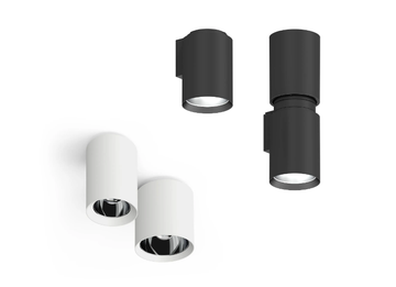 CCTEVO TUBE 140 - Aluminium pendant lamp / ceiling lamp by TARGETTI - view 3