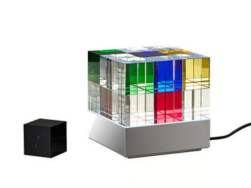 CUBELIGHT MOVE - LED glass table lamp by TECNOLUMEN® - view 2