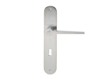 JÜRGEN RINGEL - Door handle on back plate with lock by TECNOLUMEN® - view 3