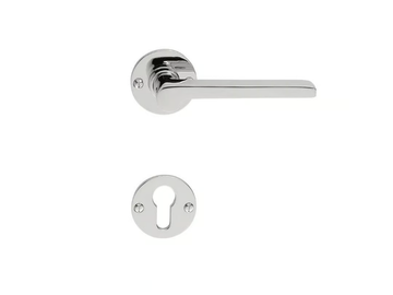 WILHELM WAGENFELD - Door handle on rose with lock by TECNOLUMEN® - view 3