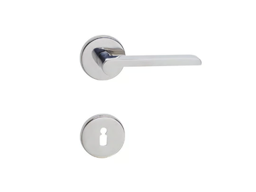 WILHELM WAGENFELD - Door handle on rose with lock by TECNOLUMEN® - view 2