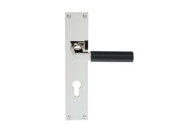 WALTER GROPIUS SW - Door handle on back plate with lock by TECNOLUMEN® - view 2