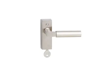 WALTER GROPIUS - Window handle on rose with lock by TECNOLUMEN® - view 2
