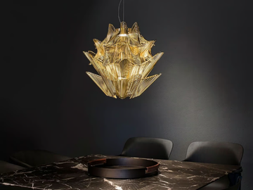 MOIRÈ - LED metal pendant lamp by Terzani - view 2
