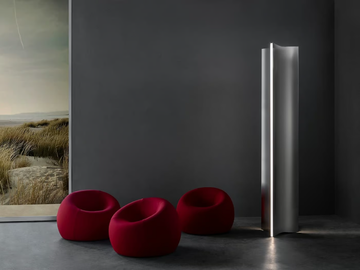 STANLEY - Stainless steel floor lamp with dimmer by Terzani - view 2