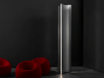 STANLEY - Stainless steel floor lamp with dimmer by Terzani - view 3
