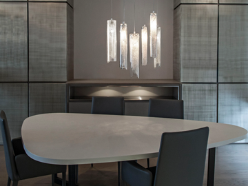 FRAME - Halogen glass pendant lamp by Terzani - view 3