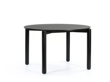 ATLAS - Round veneer and rubberwood table by TEULAT - view 2