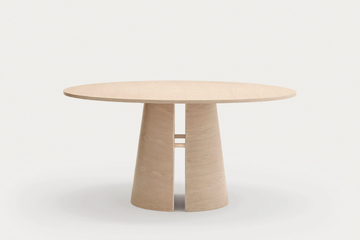 CEP - Round wooden dining table by TEULAT - view 3