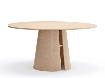 CEP - Round wooden dining table by TEULAT - view 2