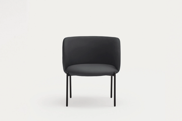 MOGI - Imitation leather easy chair with armrests by TEULAT - view 3