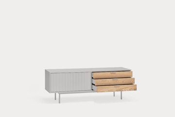 SIERRA - MDF TV cabinet with doors and drawers by TEULAT - view 3