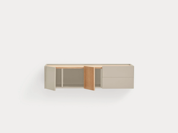 OTTO - Wall-mounted MDF console table by TEULAT - view 3
