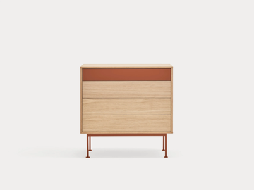 YOKO - Wood veneer and MDF chest of drawers by TEULAT - view 3