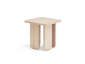 ARQ - Square ash high side table by TEULAT - view 2