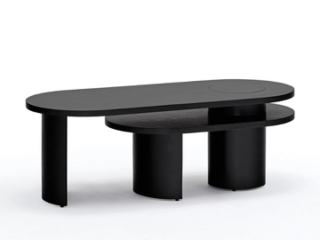 NORI - Swivel wooden coffee table by TEULAT - view 2