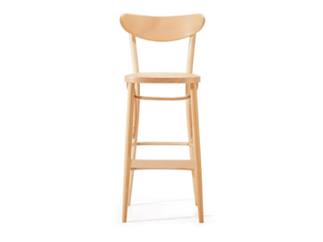 BANANA - High stool with footrest by TON - view 2