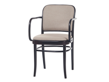 811 - Fabric chair with armrests by TON - view 2