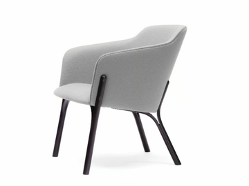 SPLIT - Easy chair with armrests by TON - view 3