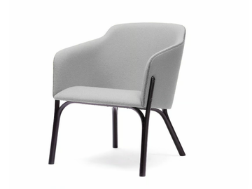SPLIT - Easy chair with armrests by TON - view 2