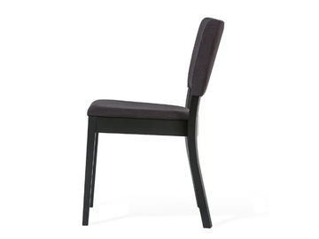 TREVISO - Stackable chair in wood and fabric by TON - view 3