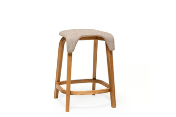 LEAF - Low stool with footrest by TON - view 2