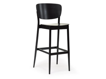 VALENCIA 311 383 - High wooden stool by TON - view 2