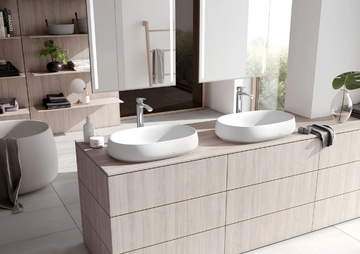 CE PJS05WEE#MW - Countertop oval galalato washbasin by TOTO - view 3