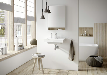 CS LW1215CKE / LW1216CKE - Rectangular semi-inset ceramic washbasin with overflow by TOTO - view 3